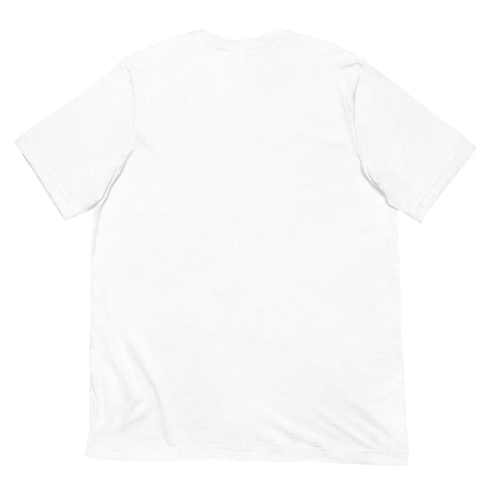 White Back View of CATS Premium Crewneck T-Shirt