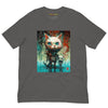 Front Asphalt: CATS Premium Crewneck T-Shirt in Asphalt