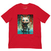 Front Red: CATS Premium Crewneck T-Shirt in Red