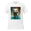 CATS Premium Crewneck T-Shirt in White (Front Ghost View)