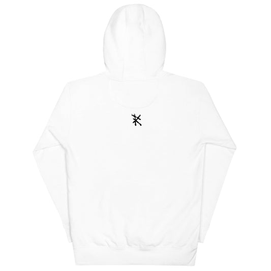 CATWOMAN 2050 Hoodie in White - Rarileto - Back View