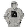 CAVEMAN PORTRAIT Hoodie in Carbon Grey - Rarileto - Front View