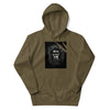 CAVEMAN PORTRAIT Hoodie in Military Green - Rarileto - Front View