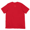 Back Red: CAVEMAN PORTRAIT Premium Crewneck T-Shirt in Red

