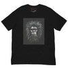 Front Black: CAVEMAN PORTRAIT Premium Crewneck T-Shirt in Black

