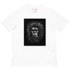 Front White: CAVEMAN PORTRAIT Premium Crewneck T-Shirt in White

