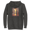 Ghost: CELESTIAL ANDROID Hoodie in Charcoal Heather - Back Ghost View