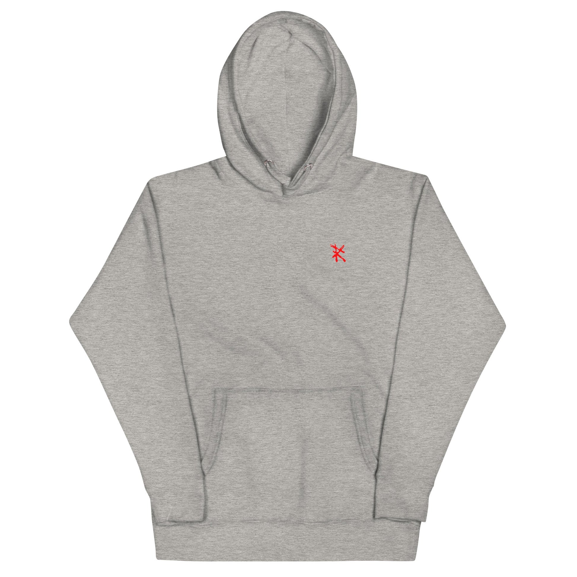 Front: CELESTIAL ANDROID Hoodie in Sport Grey - Front View