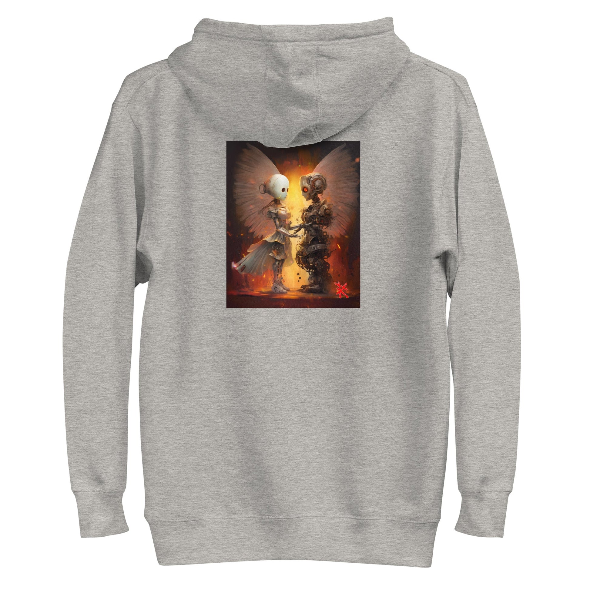 Ghost: CELESTIAL ANDROID Hoodie in Sport Grey - Back Ghost View