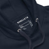 Neck: CELESTIAL ANDROID Hoodie in Navy - Neck Details Front View