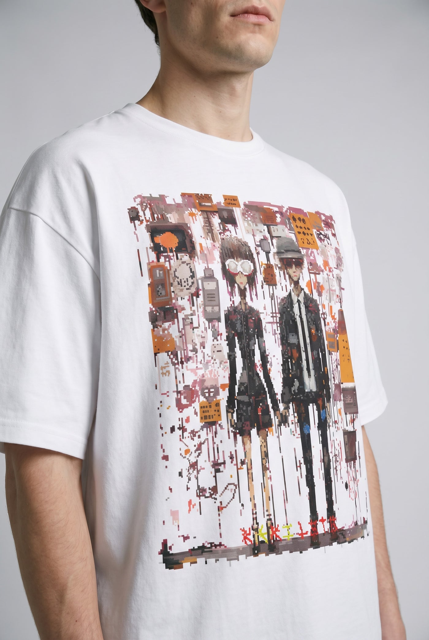 MATRIX DROP SHOULDER T-SHIRT