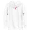 COLORFUL ROBOT Hoodie in White - Rarileto - Back Ghost View