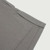 CUBY Unisex Slit Hem T-shirt in Light Gray - Rarileto - Close Up Details
