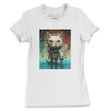 CUTE CATS Premium Tee in White - Rarileto - Front View