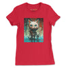 CUTE CATS Premium Tee in Red - Rarileto - Front View