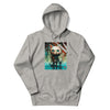 CYBER KITTY Hoodie in Carbon Grey - Rarileto - Front View