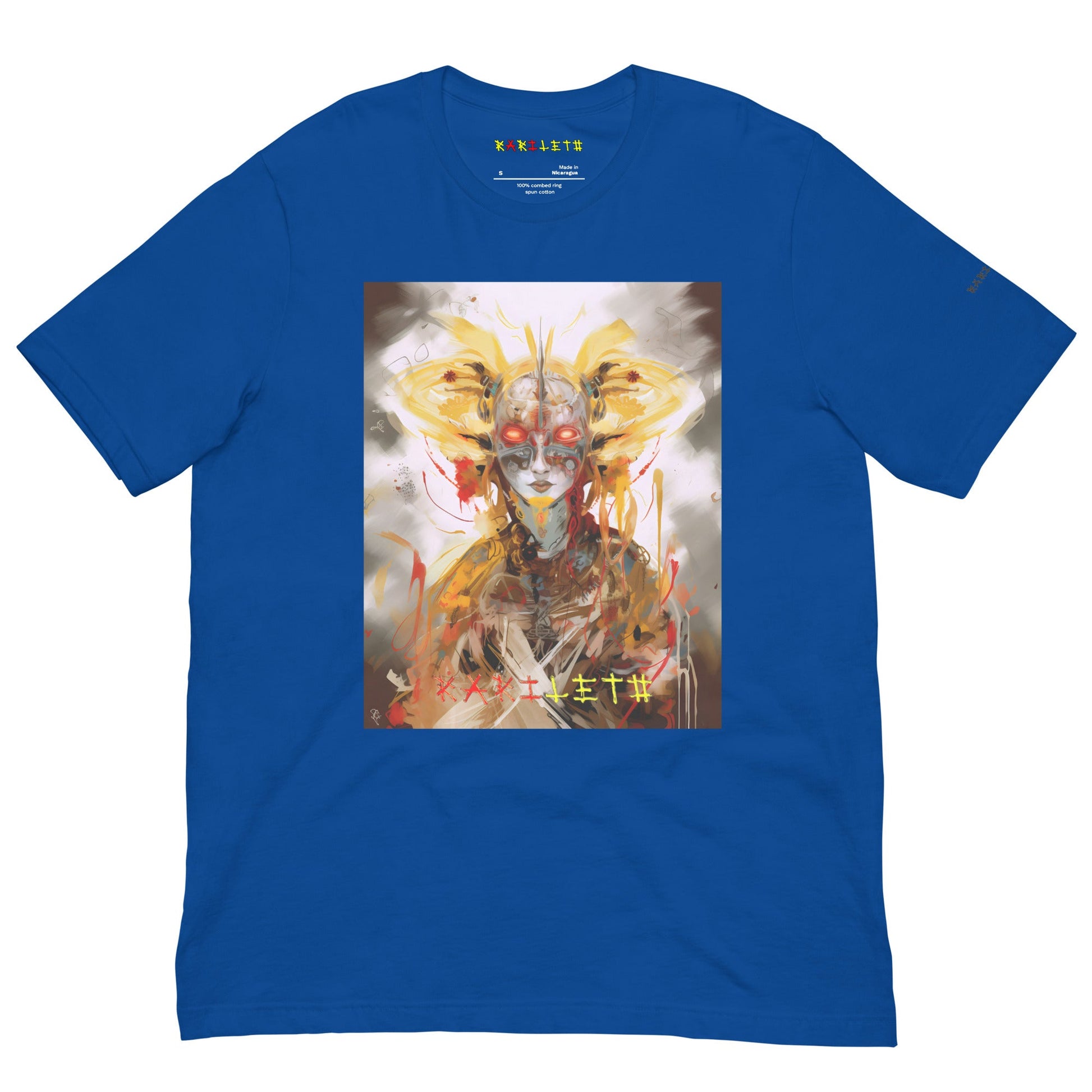 Front Royal: CYBORG QUEEN Premium Crewneck T-Shirt in Royal