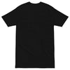 CYCLING ELEPHANT Premium Heavyweight T-Shirt in Black - Rarileto - Back View
