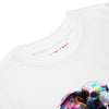 CYCLING ELEPHANT Premium Heavyweight T-Shirt in White - Rarileto - Front Neck View
