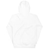 DOG FIREFIGHTER Hoodie in White - Rarileto - Back View