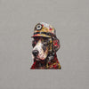 DOG FIREFIGHTER Hoodie in Carbon Grey - Rarileto - Design Front View