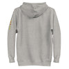 DOG FIREFIGHTER Hoodie in Carbon Grey - Rarileto - Back Ghost View