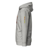 DOG FIREFIGHTER Hoodie in Carbon Grey - Rarileto - Side View