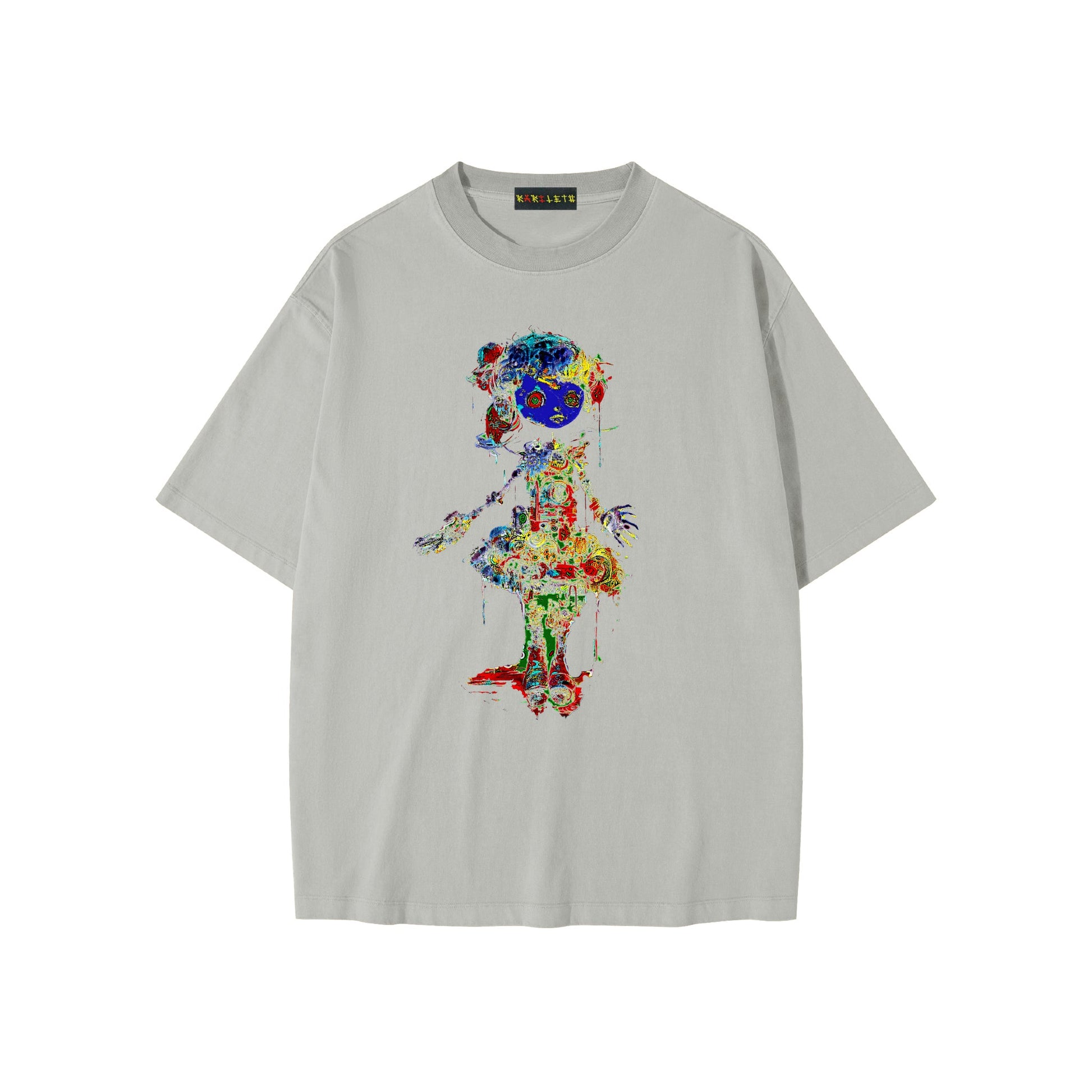 DRIPPING PAINT DOLL Unisex Loose Fit T-Shirt - Rarileto