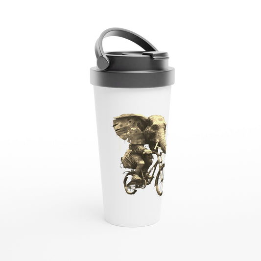 ELEPHANT CYCLING Travel Mug - Rarileto