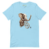 ELEPHANT Premium Crewneck T-Shirt in Baby Blue - Rarileto - Front View