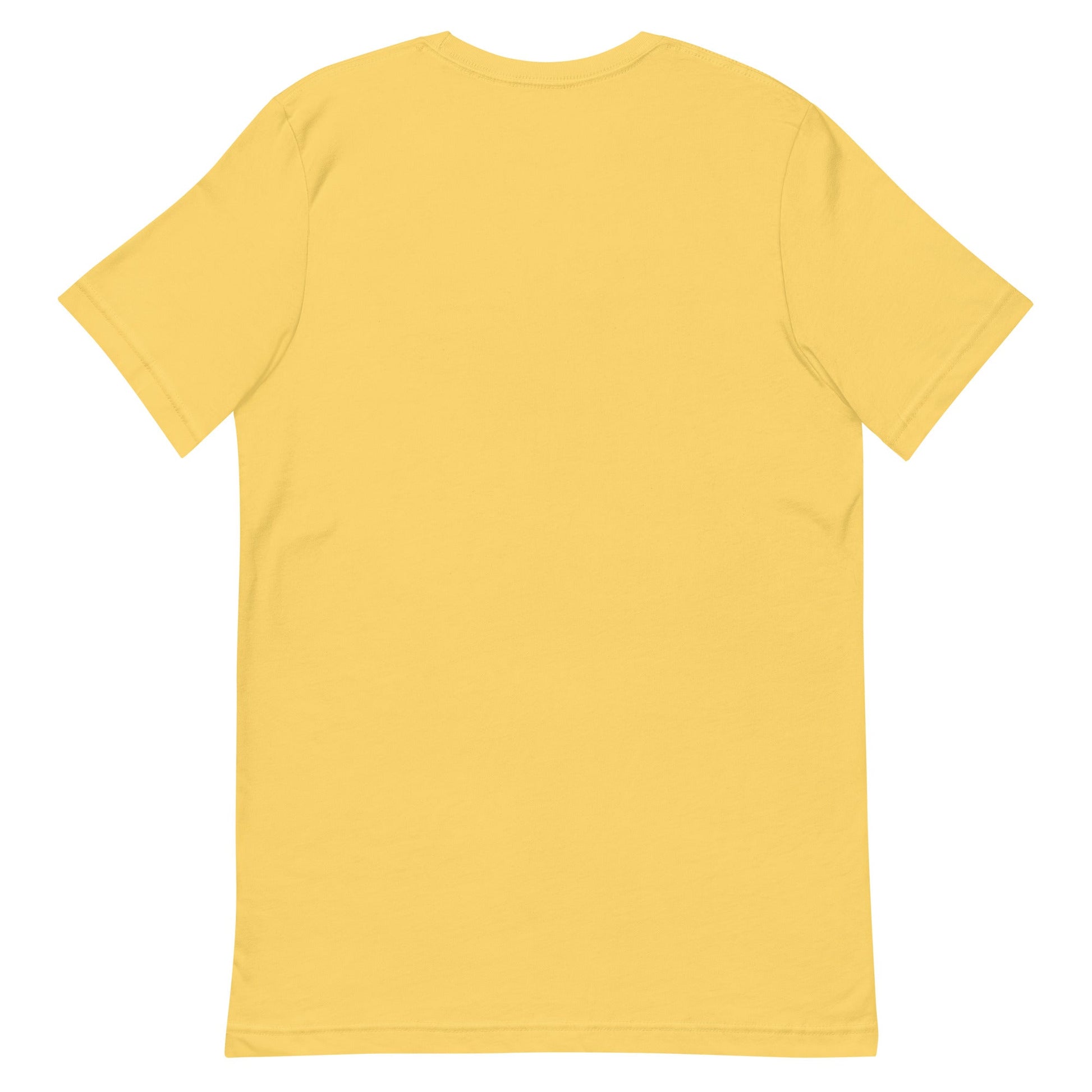 ELEPHANT Premium Crewneck T-Shirt in Maize Yellow - Rarileto - Back View