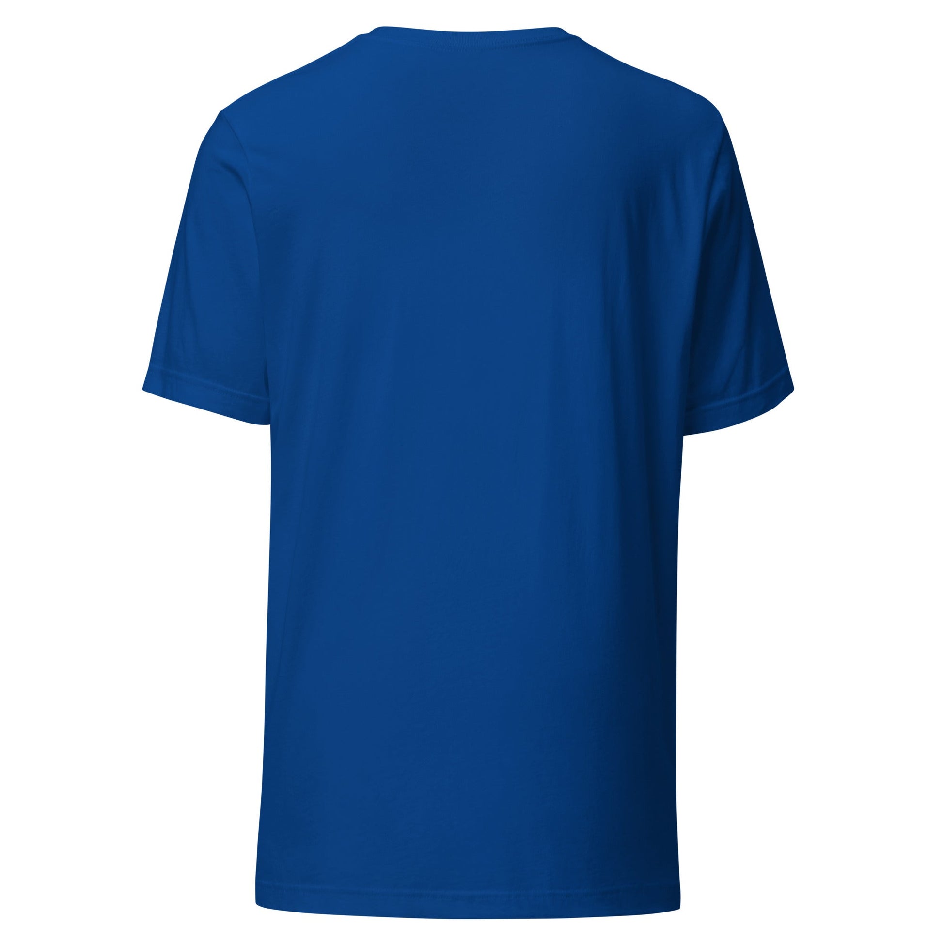 ELEPHANT Premium Crewneck T-Shirt in Royal - Rarileto - Ghost Back View