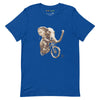 ELEPHANT Premium Crewneck T-Shirt in Royal - Rarileto - Front View