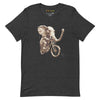 ELEPHANT Premium Crewneck T-Shirt in Dark Gray Heather - Rarileto - Front View