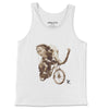 Front White: ELEPHANT Tank Top in White - Front View