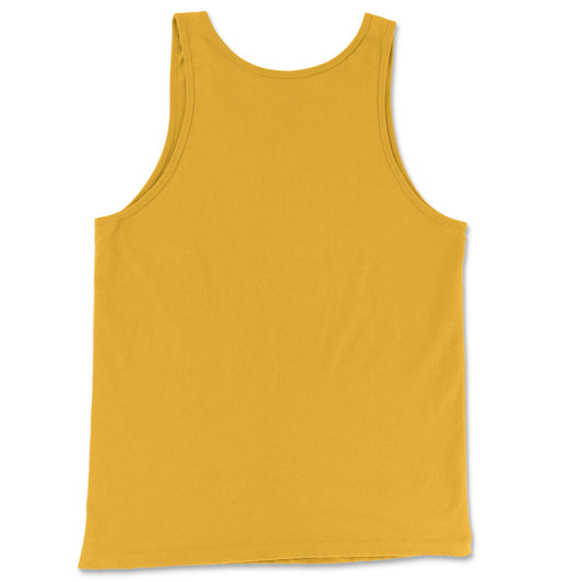 Back Gold: ELEPHANT Tank Top in Gold - Back View