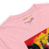 FAIRYTALE MOUSE Premium Crewneck T-Shirt in Pink - Rarileto - Neck Front View