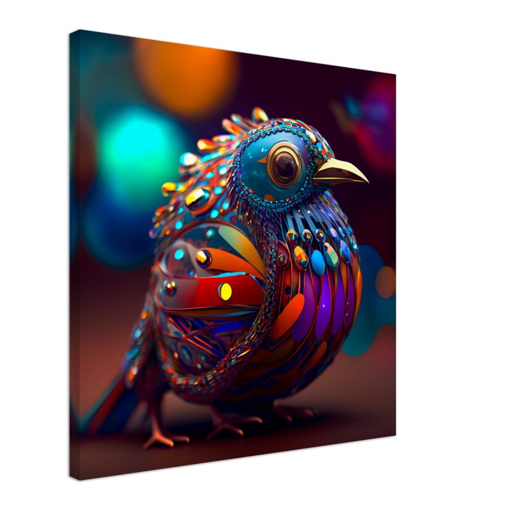 FEATHERS OF STEEL BIRD - Rarileto - Print Material - 60x60 cm / 24x24″ - Canvas - Bedroom Decor