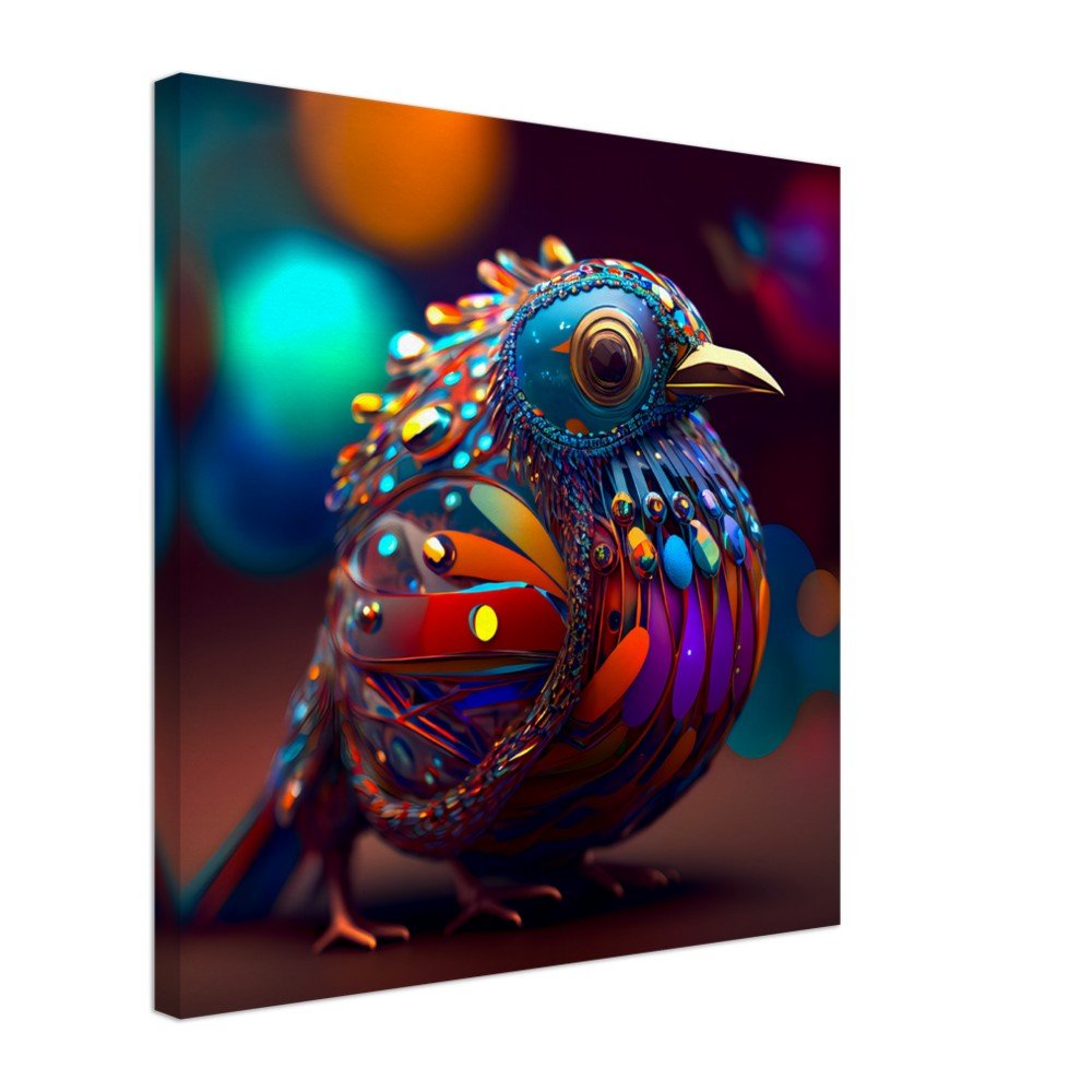 FEATHERS OF STEEL BIRD - Rarileto - Print Material - 50x50 cm / 20x20″ - Canvas - Bedroom Decor