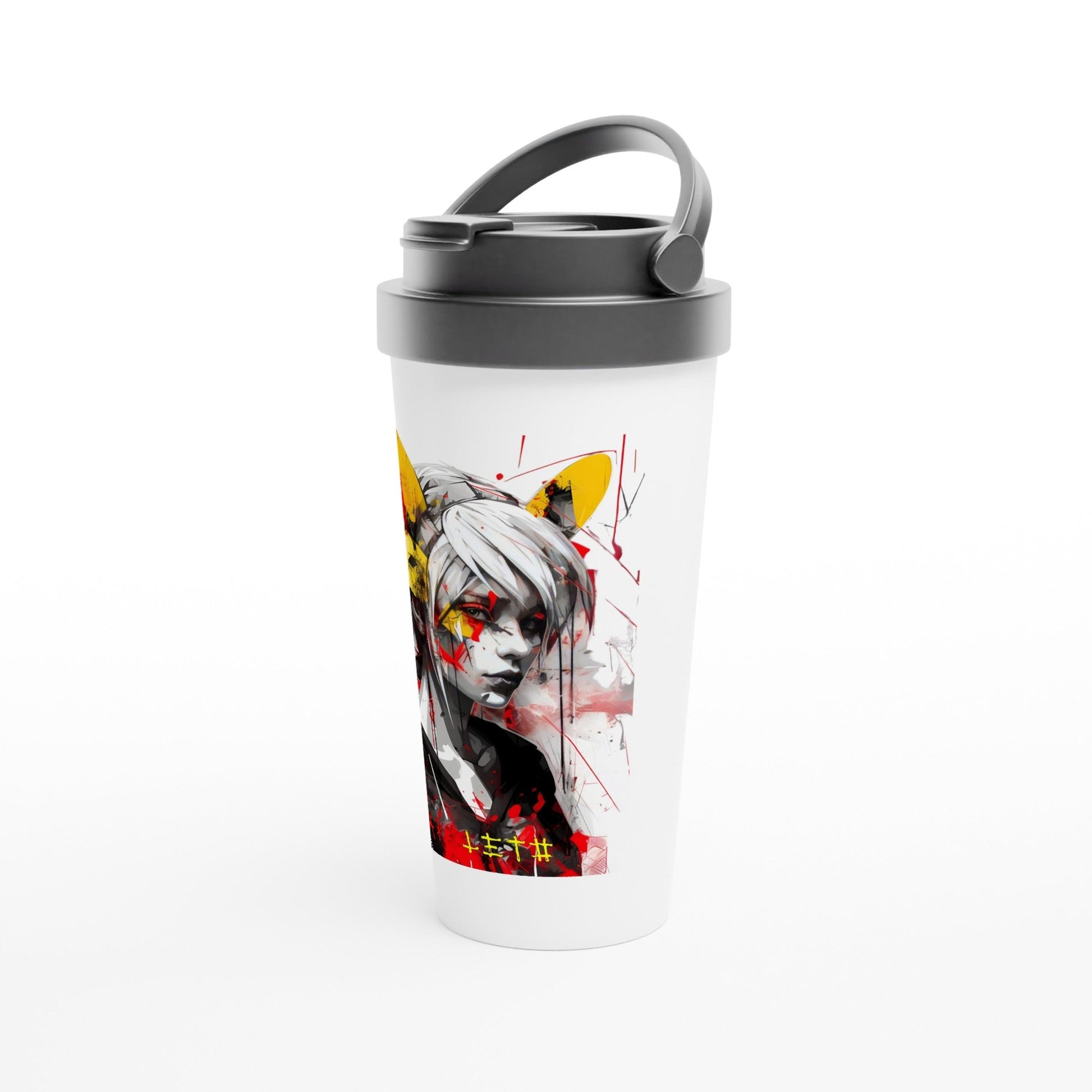 FELINE KAWAII GIRL Travel Mug - Rarileto