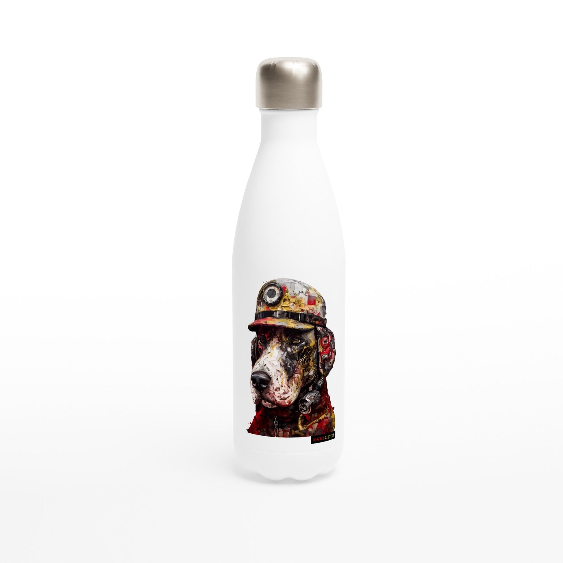 FIREFIGHTER DOG GLOW Water Bottle - Rarileto