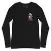 Front View Black: FIREFIGHTER DOG Long Sleeve Tee in Black
