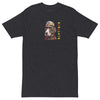 FIREFIGHTER DOG Premium Heavyweight T-Shirt in Charcoal Heather - Rarileto - Front View
