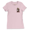 Front Pink: FIREFIGHTER DOG Premium Tee in Pink - Front View