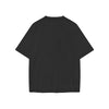 FLIPPED Unisex Loose Basic Tee - Rarileto - Beauty Black -  Back View