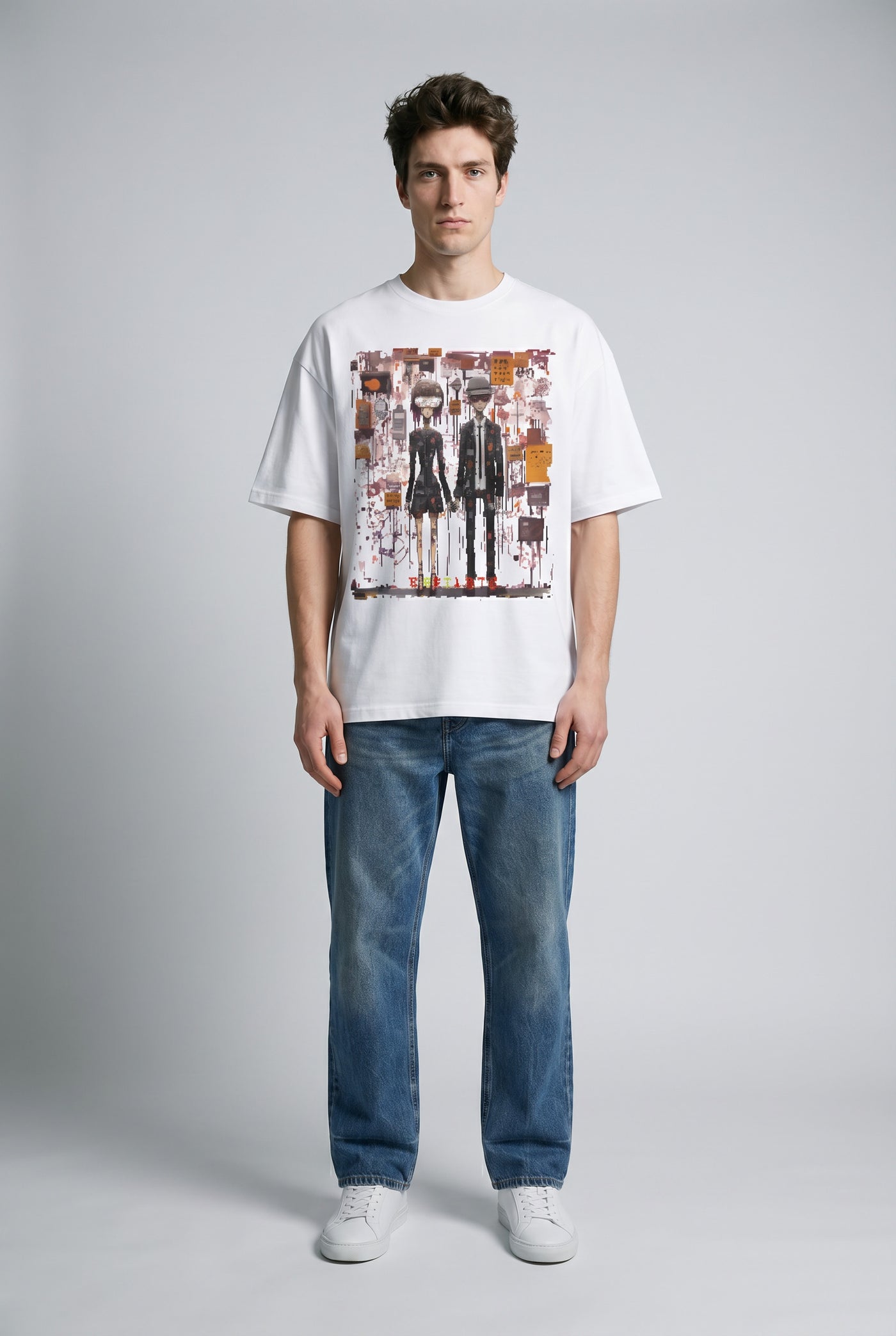 MATRIX DROP SHOULDER T-SHIRT