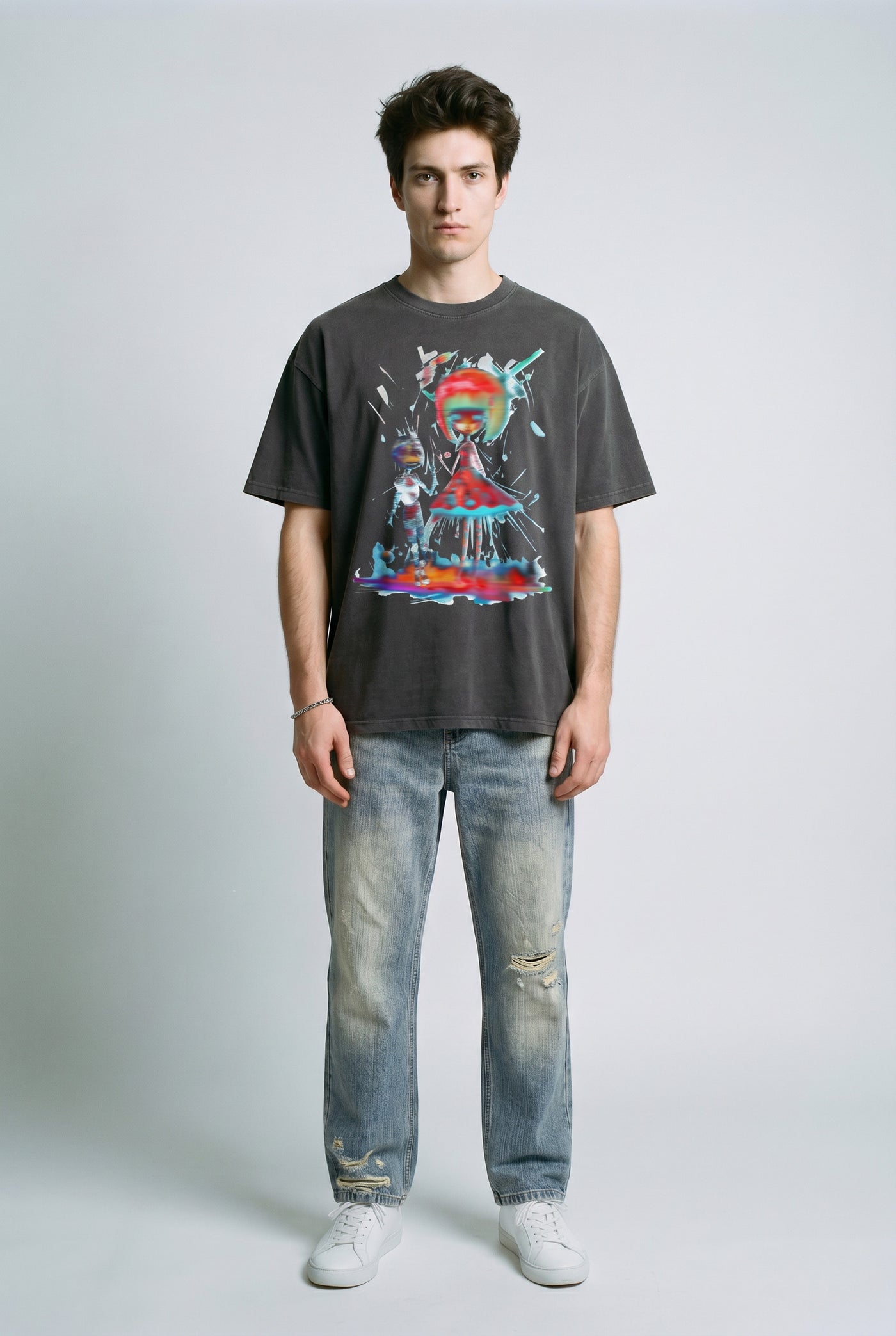 DUO BIZARRE STONE WASH T-SHIRT