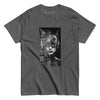 FUTURE CAT 2050 Classic T-Shirt in Dark Heather - Rarileto - Front View