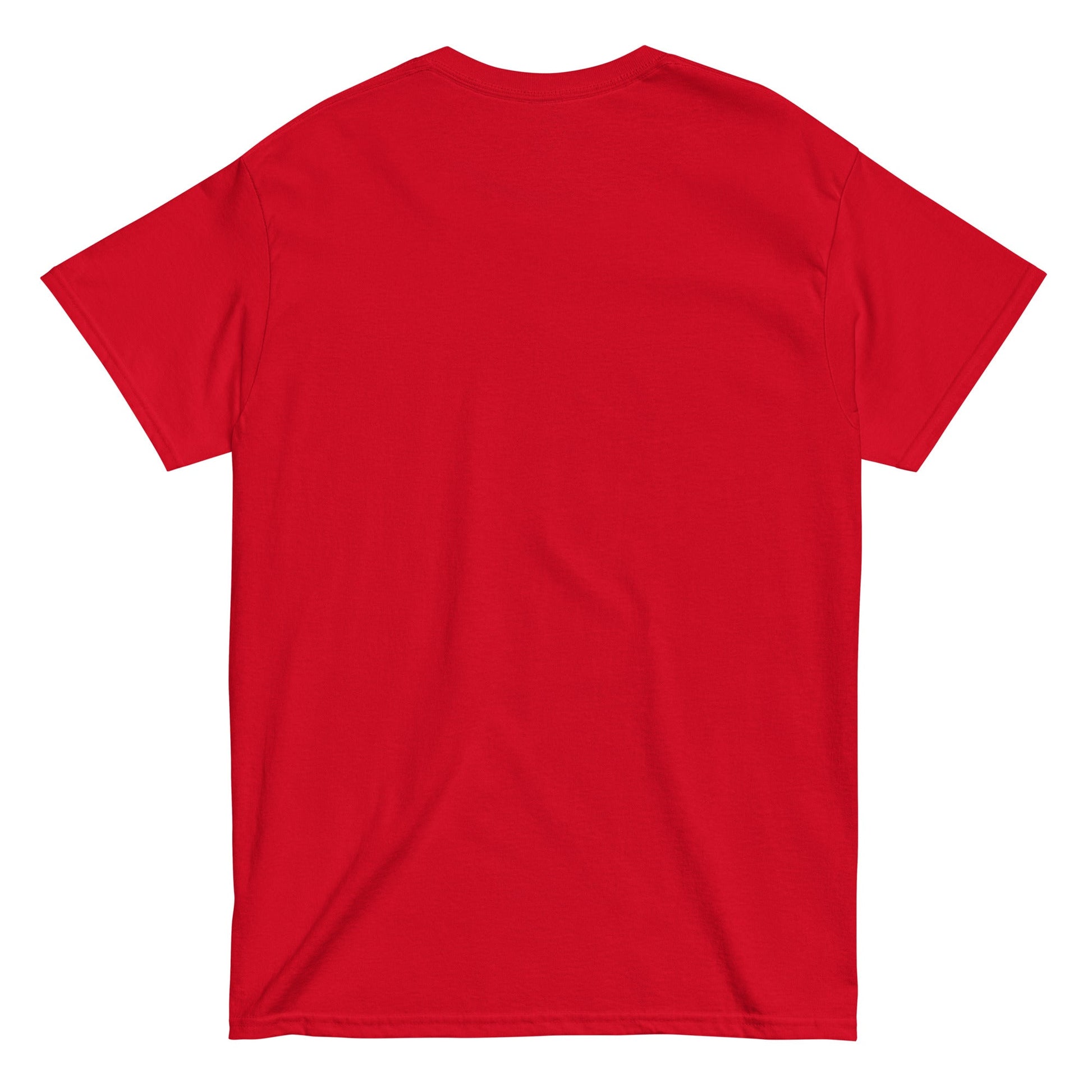 FUTURE CAT 2050 Classic T-Shirt in Red - Rarileto - Back View