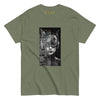 FUTURE CAT 2050 Classic T-Shirt in Military Green - Rarileto - Front View